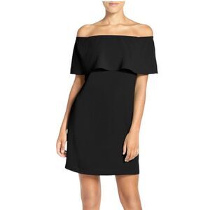 NEW Charles Henry lack Off Shoulder Mini Dress Women XS